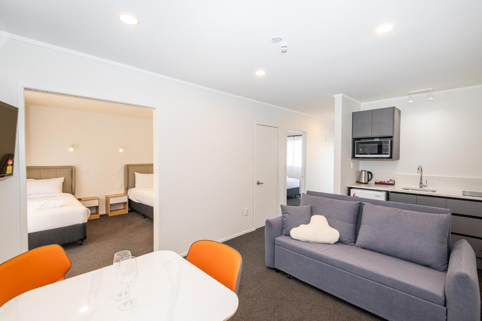 Aurora City Suites Motel Rotorua Bagian luar foto