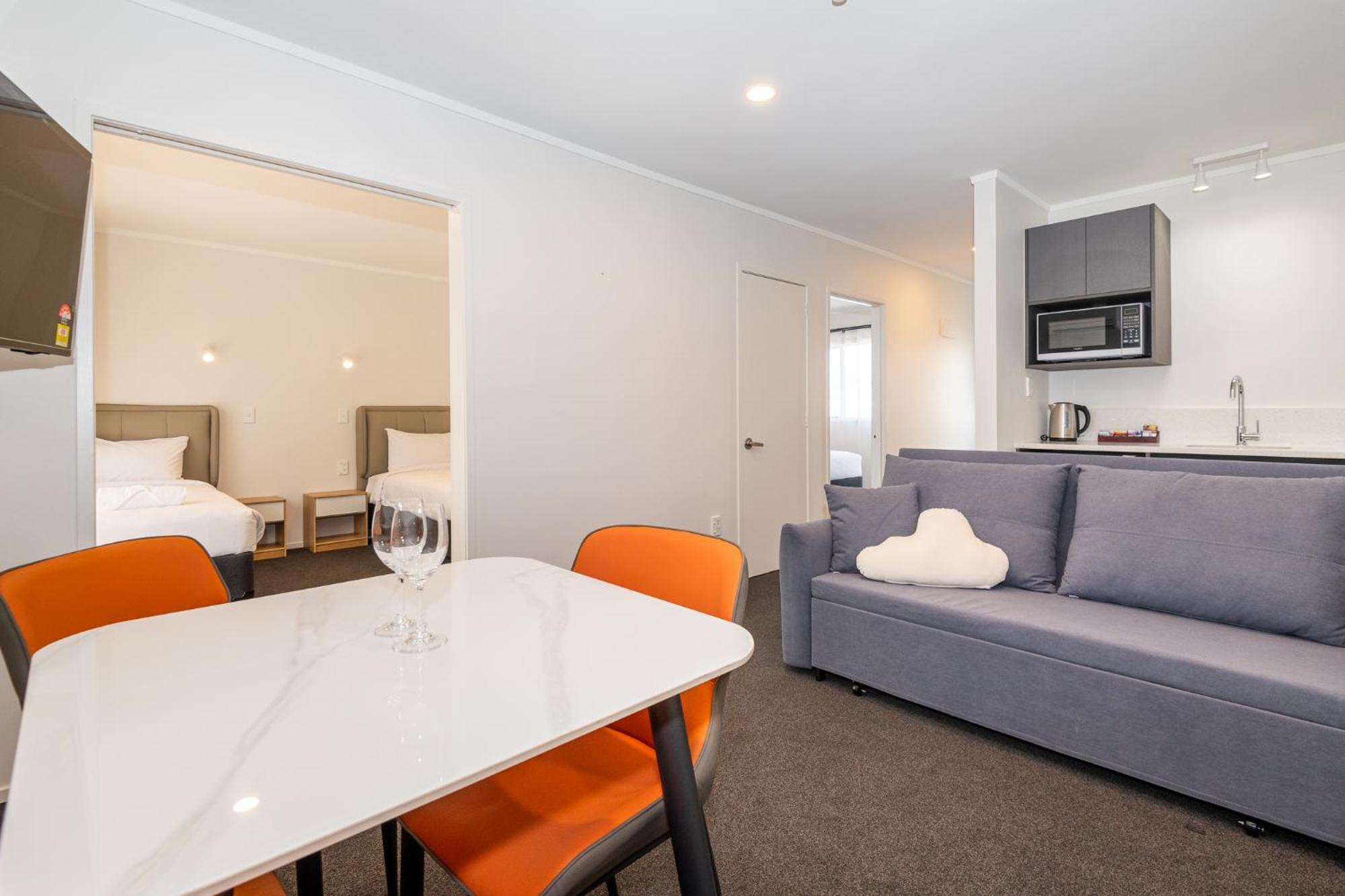 Aurora City Suites Motel Rotorua Bagian luar foto