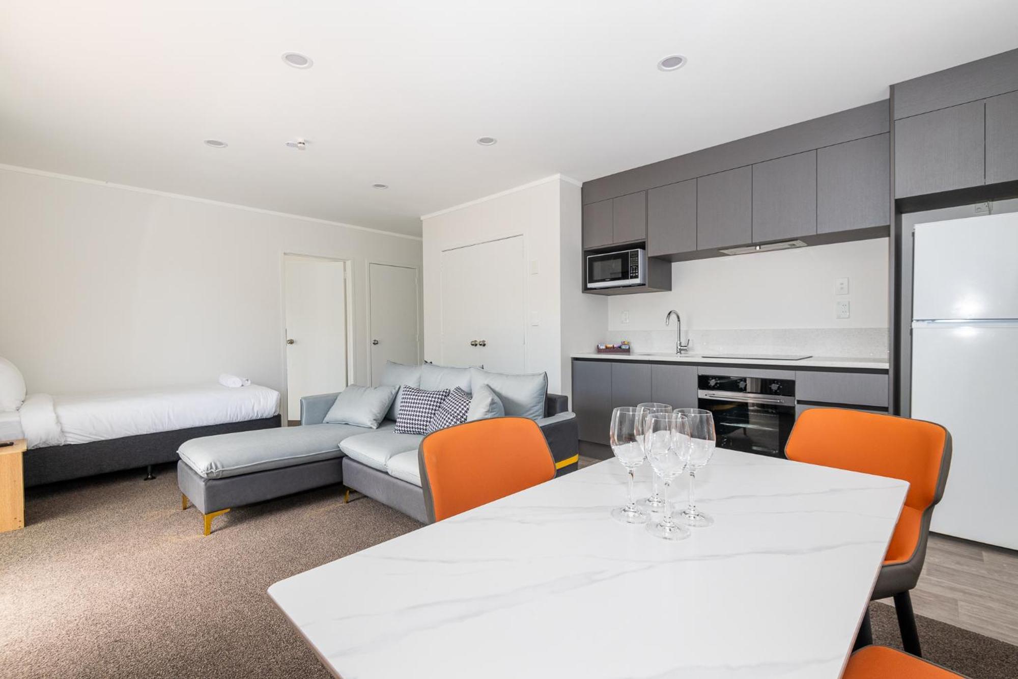Aurora City Suites Motel Rotorua Bagian luar foto