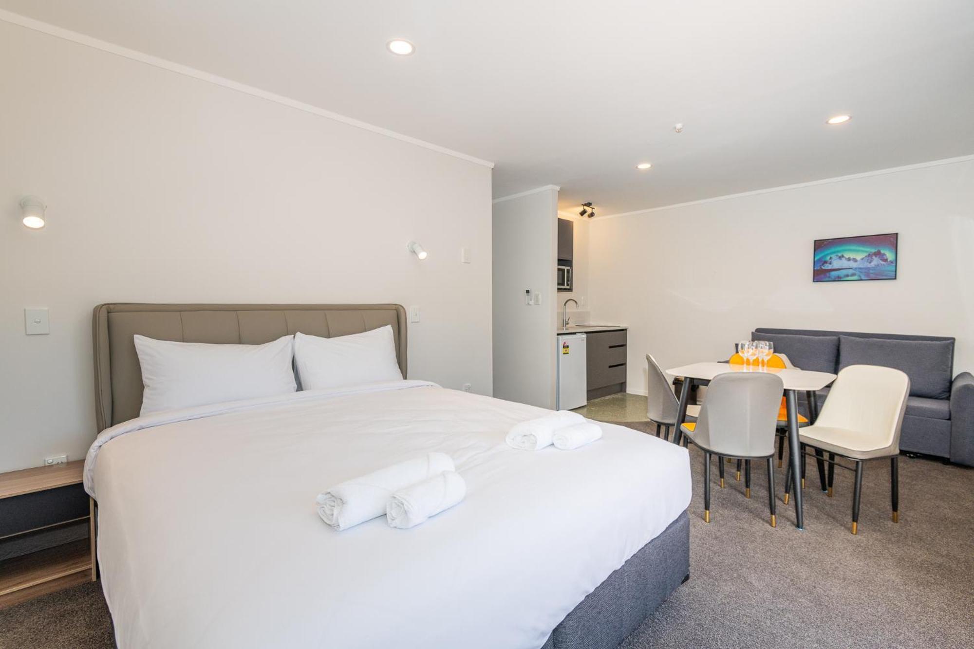 Aurora City Suites Motel Rotorua Bagian luar foto